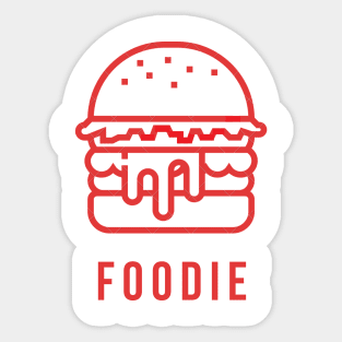 Burger Foodie - Food lover Sticker